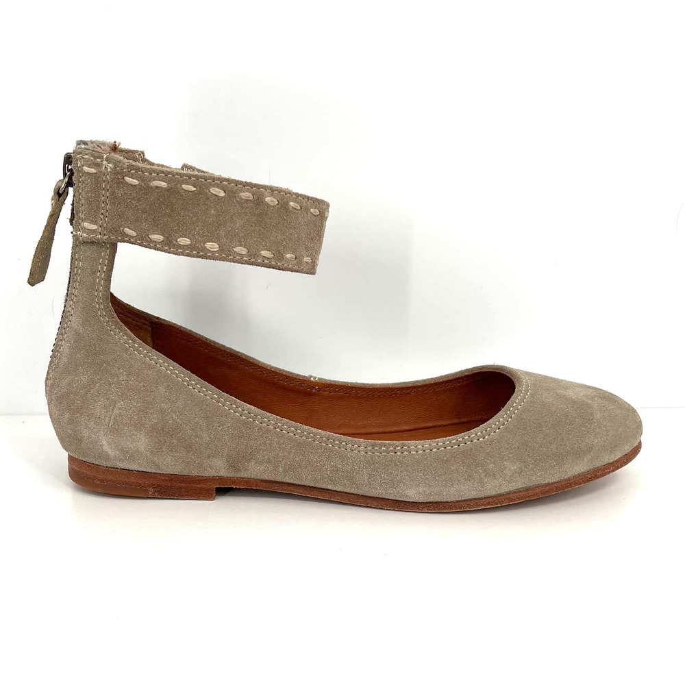 Frye Carson Ankle Strap Flats - Picture 2 of 6
